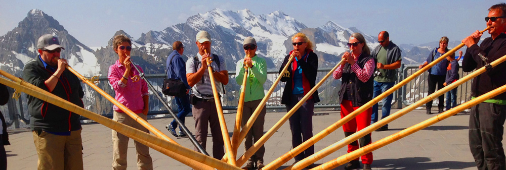 Konzert vor dem Gspaltenhorn